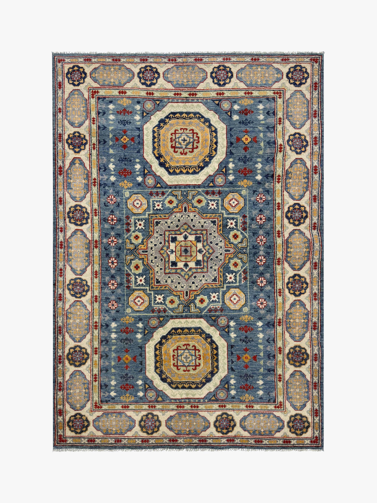 Kazak Blue Rug 1.81m x 1.24m