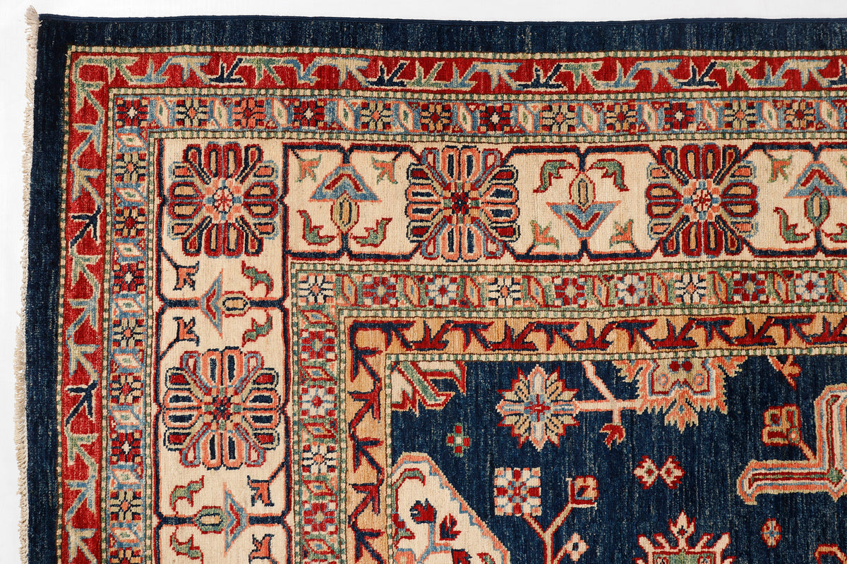 Supreme Kazak Blue Rug 3.80m x 2.68m