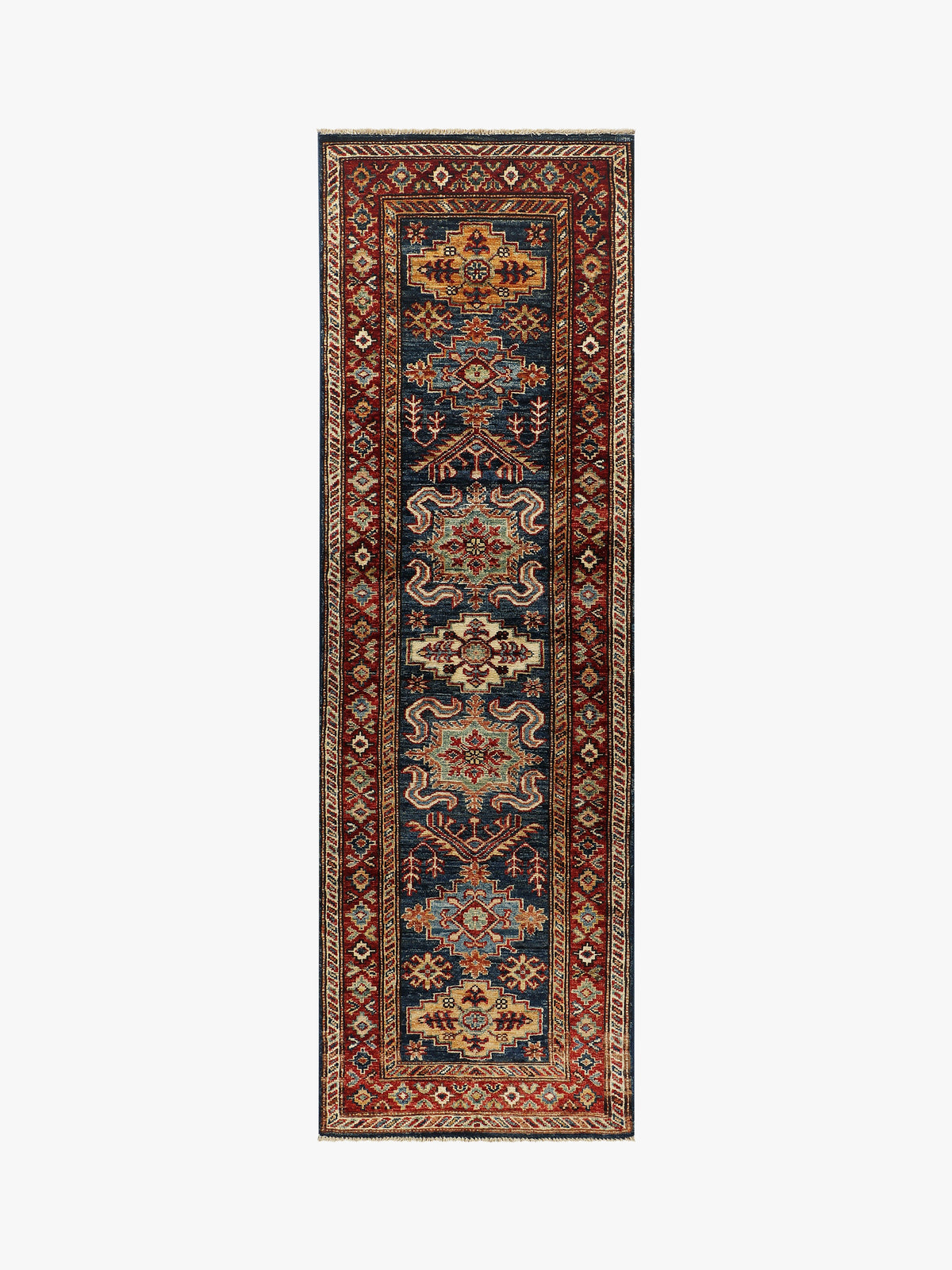 Supreme Kazak Blue Rug 1.90m x 0.60m