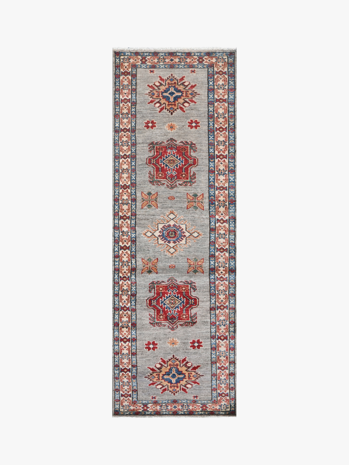 Supreme Kazak Grey Rug 1.83m x 0.60m
