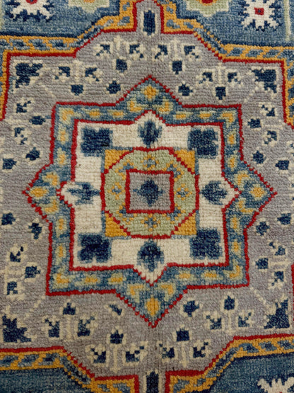 Kazak Blue Rug 1.81m x 1.24m