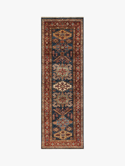 Supreme Kazak Blue Rug 1.89m x 0.61m