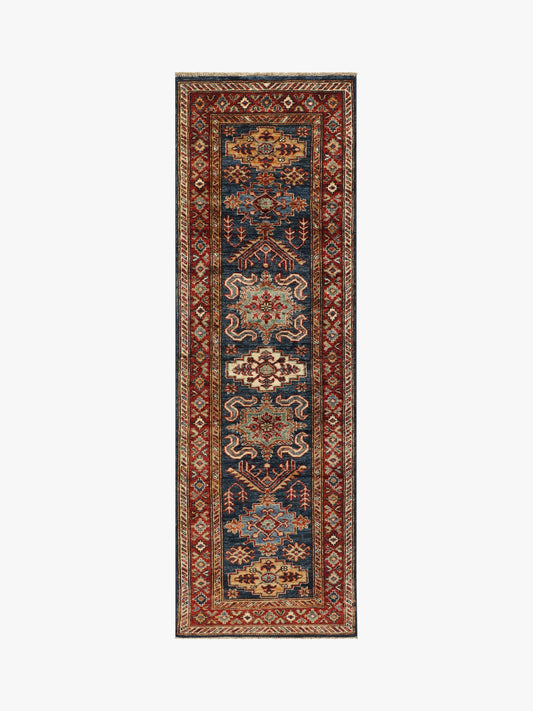 Supreme Kazak Blue Rug 1.89m x 0.61m