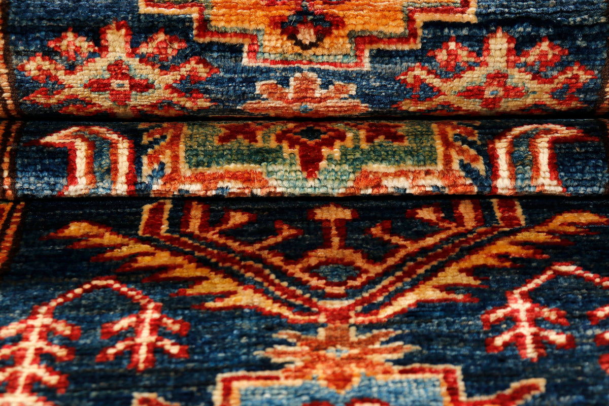 Supreme Kazak Blue Rug 1.89m x 0.61m
