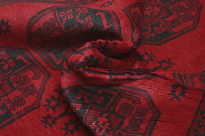 Red Afghan Rug 1.71m x 1.21m