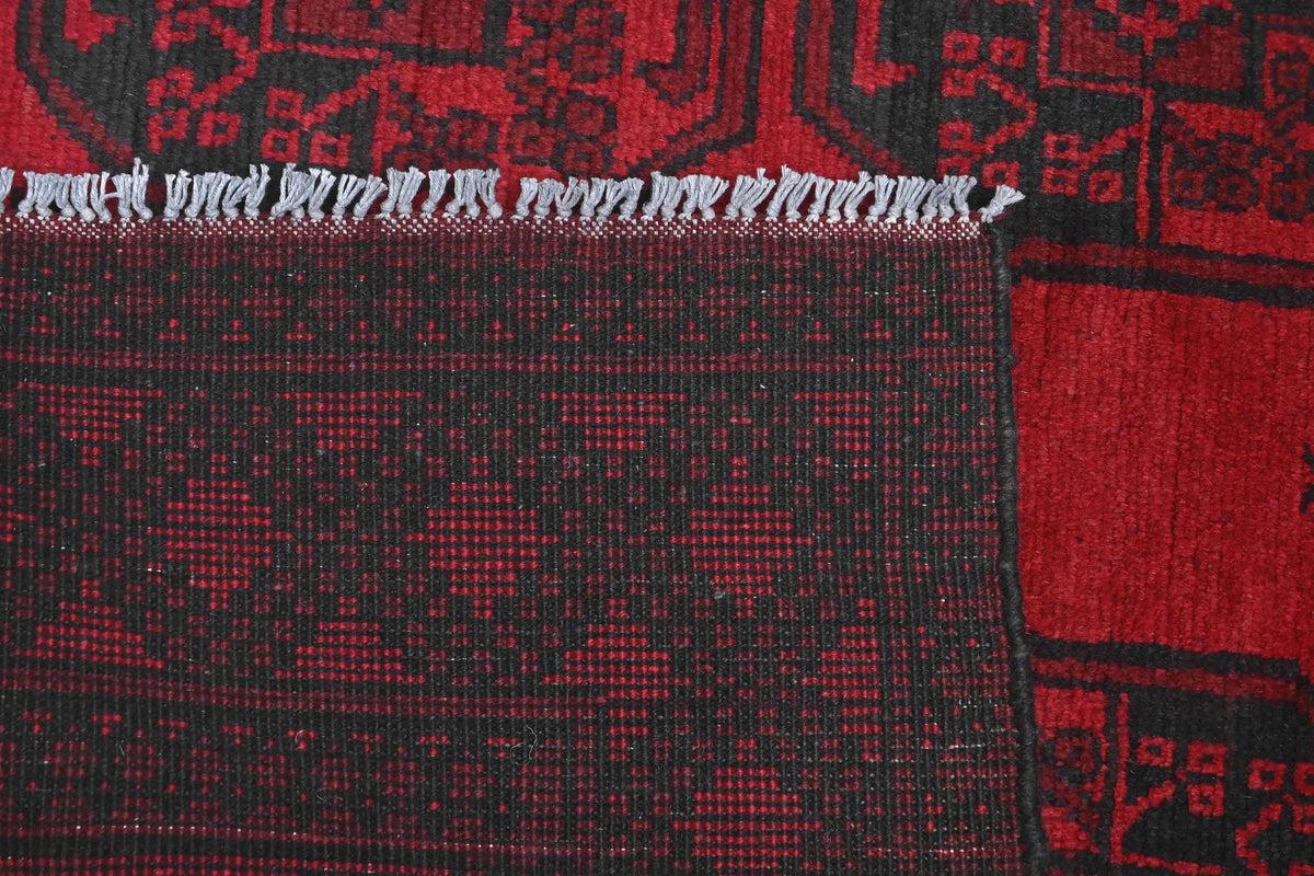 Red Afghan Rug 1.71m x 1.21m