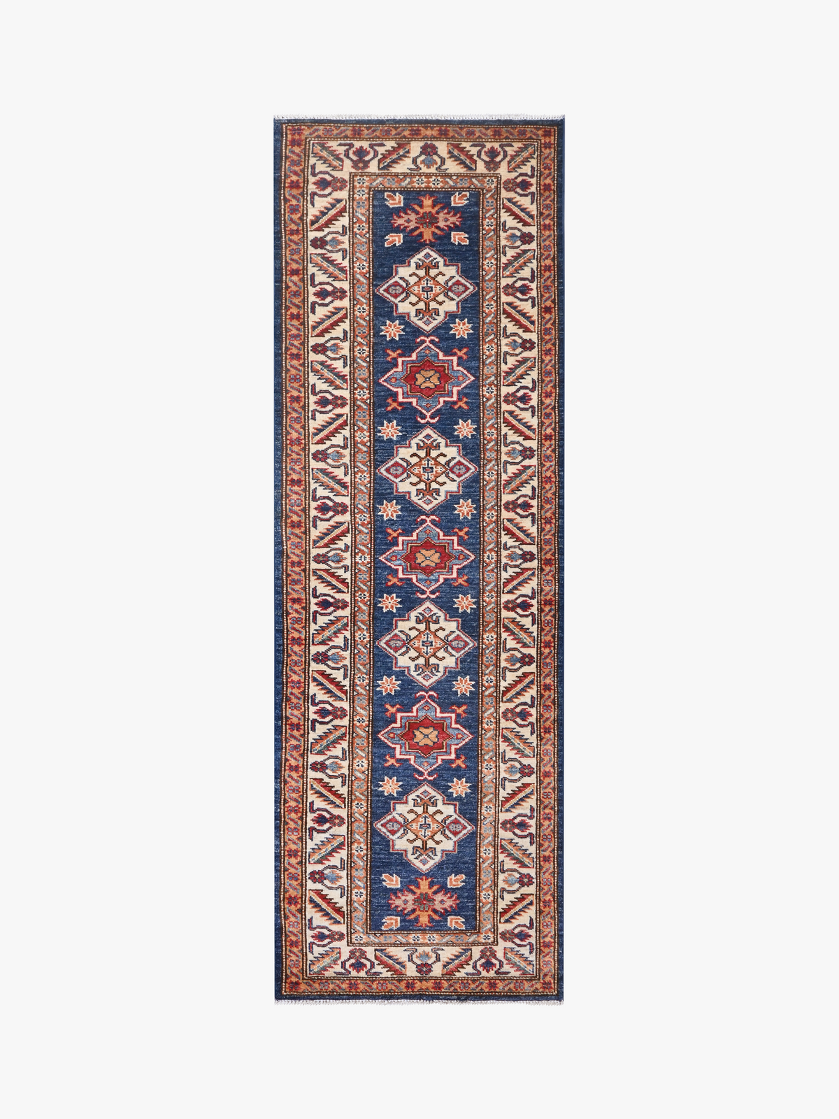 Supreme Kazak Blue Rug 1.86m x 0.58m