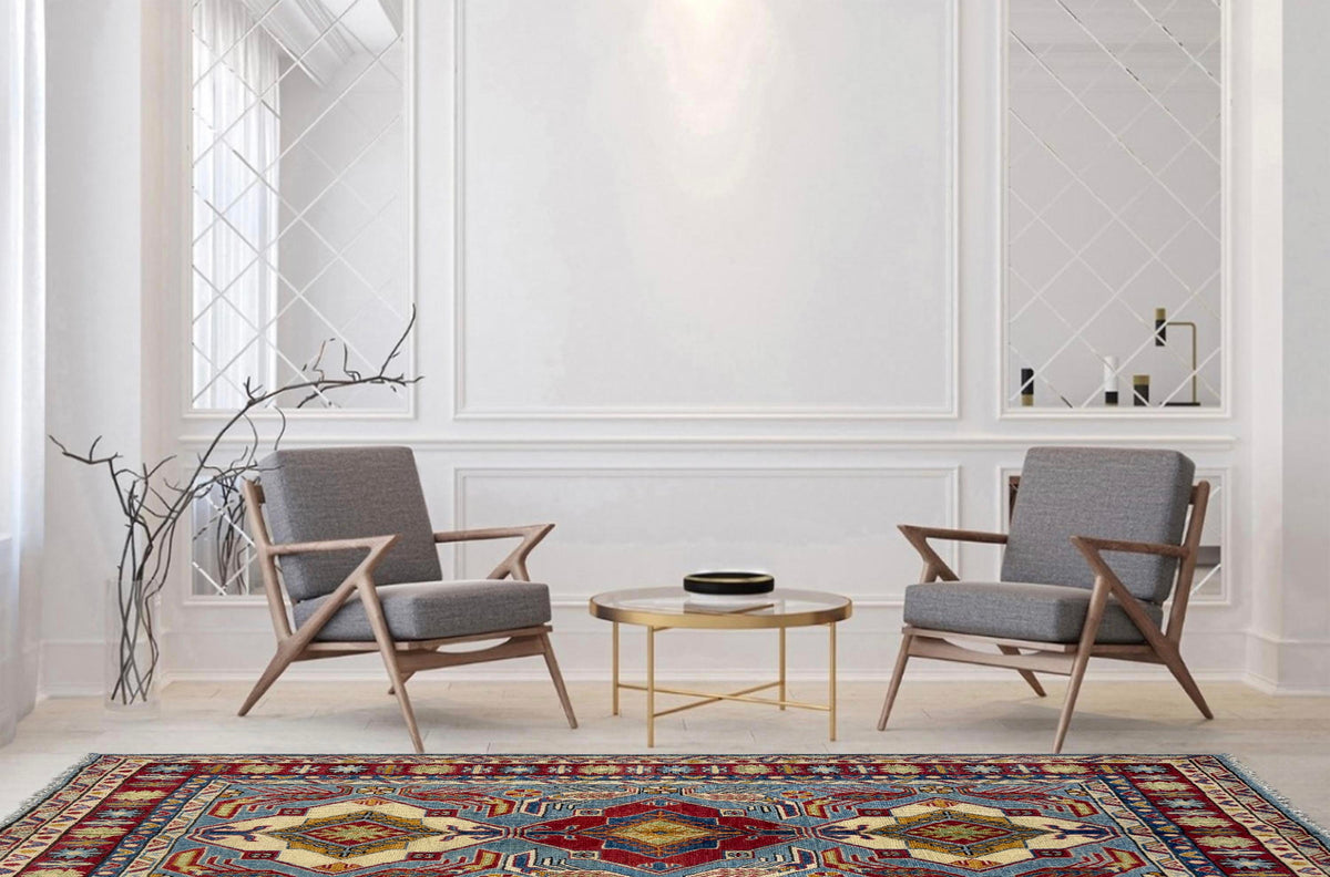 Kazak Blue Rug 1.79m x 1.20m