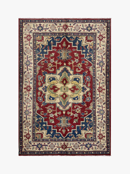 Kazak Red Rug 1.77m x 1.23m