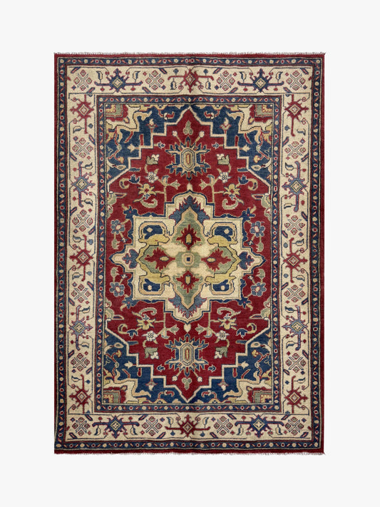 Kazak Red Rug 1.77m x 1.23m