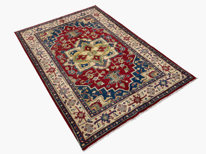 Kazak Red Rug 1.77m x 1.23m
