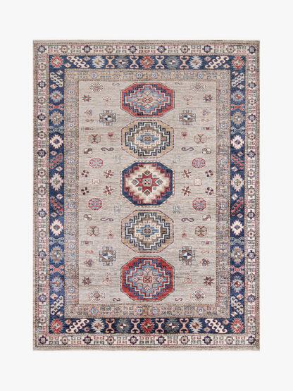 Supreme Kazak Grey Rug 2.35m x 1.74m