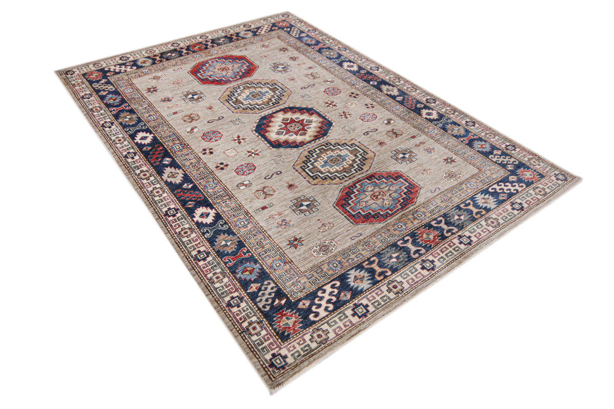 Supreme Kazak Grey Rug 2.35m x 1.74m