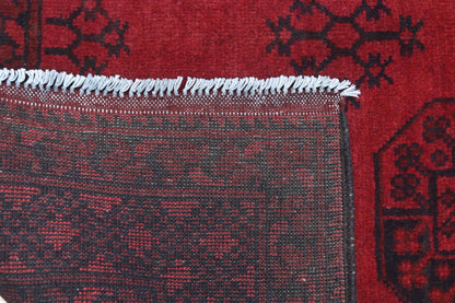 Red Afghan Rug 1.76m x 1.32m