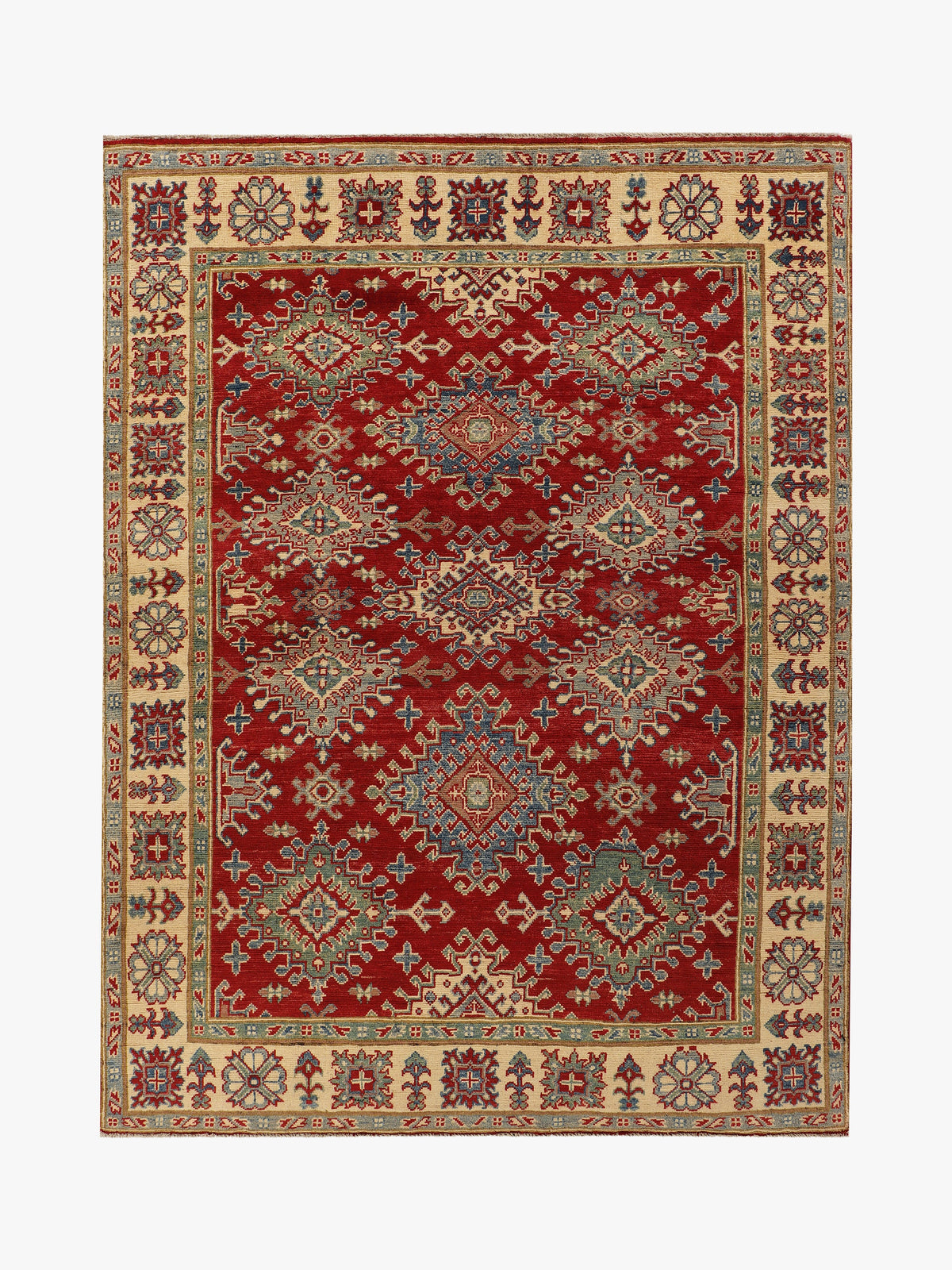 Kazak Red Rug 1.93m x 1.45m