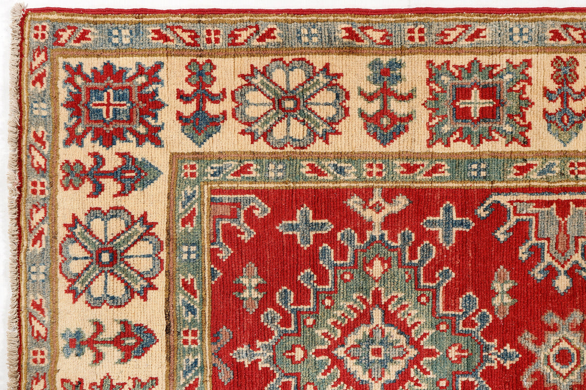 Kazak Red Rug 1.93m x 1.45m