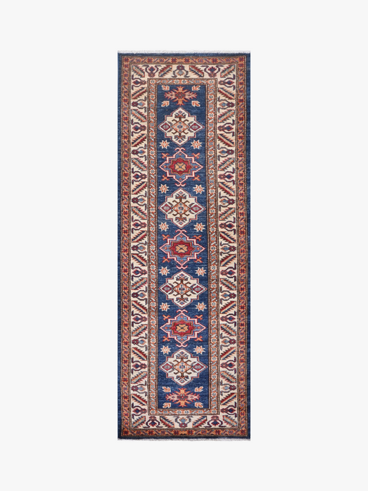 Supreme Kazak Blue Rug 1.85m x 0.58m