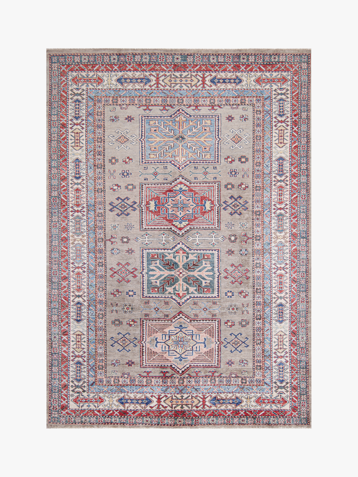 Supreme Kazak Grey Rug 2.39m x 1.67m