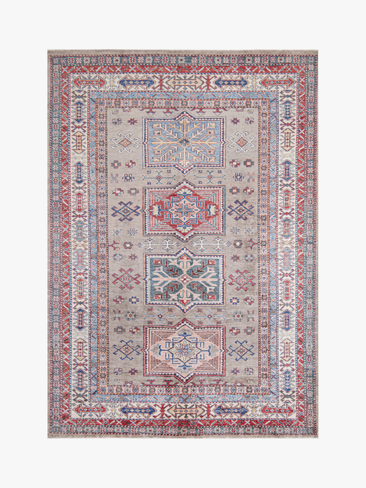 Supreme Kazak Grey Rug 2.39m x 1.67m