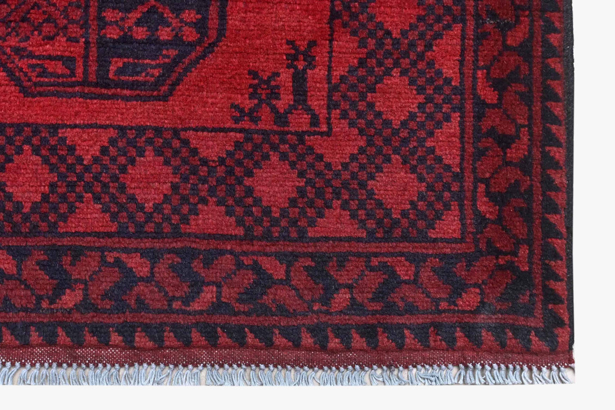 Red Afghan Rug 1.77m x 1.28m