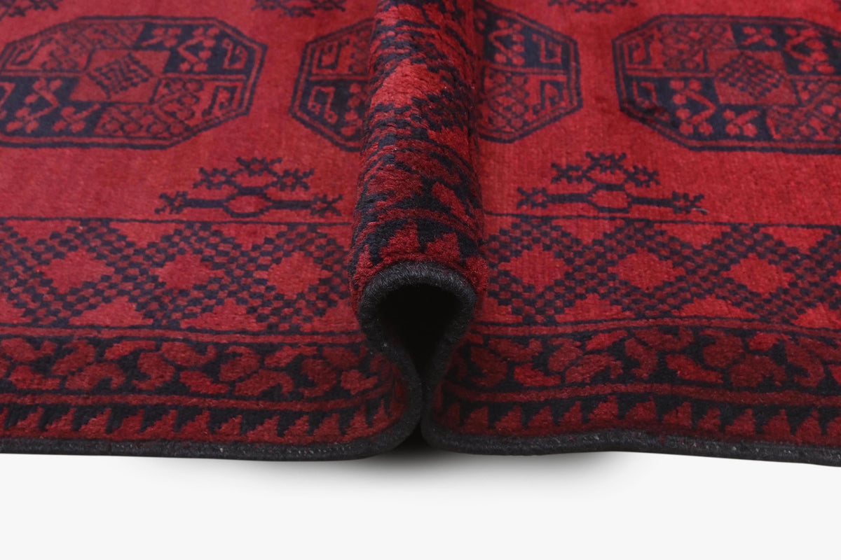 Red Afghan Rug 1.77m x 1.28m
