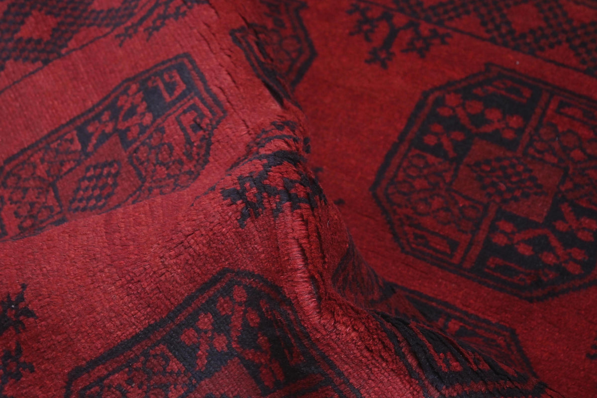 Red Afghan Rug 1.77m x 1.28m