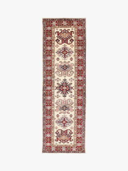 Supreme Kazak Ivory Rug 2.43m x 0.78m
