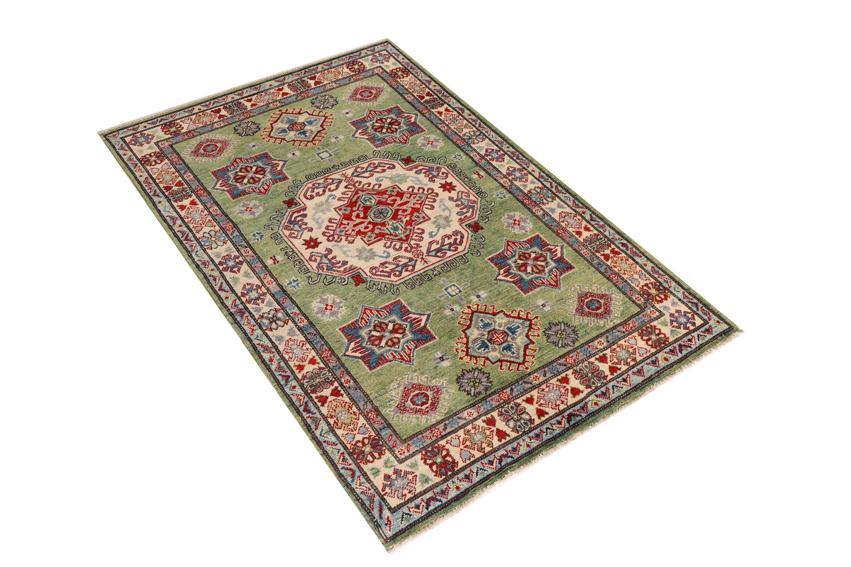 Kazak Green Rug 1.77m x 1.14m