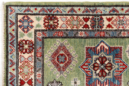 Kazak Green Rug 1.77m x 1.14m