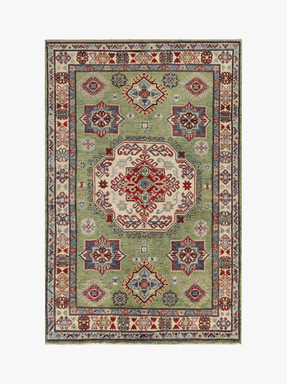Kazak Green Rug 1.77m x 1.14m
