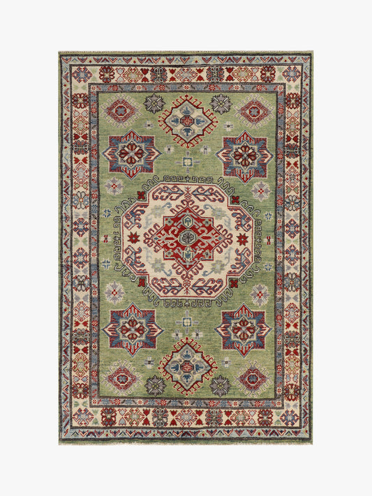 Kazak Green Rug 1.77m x 1.14m