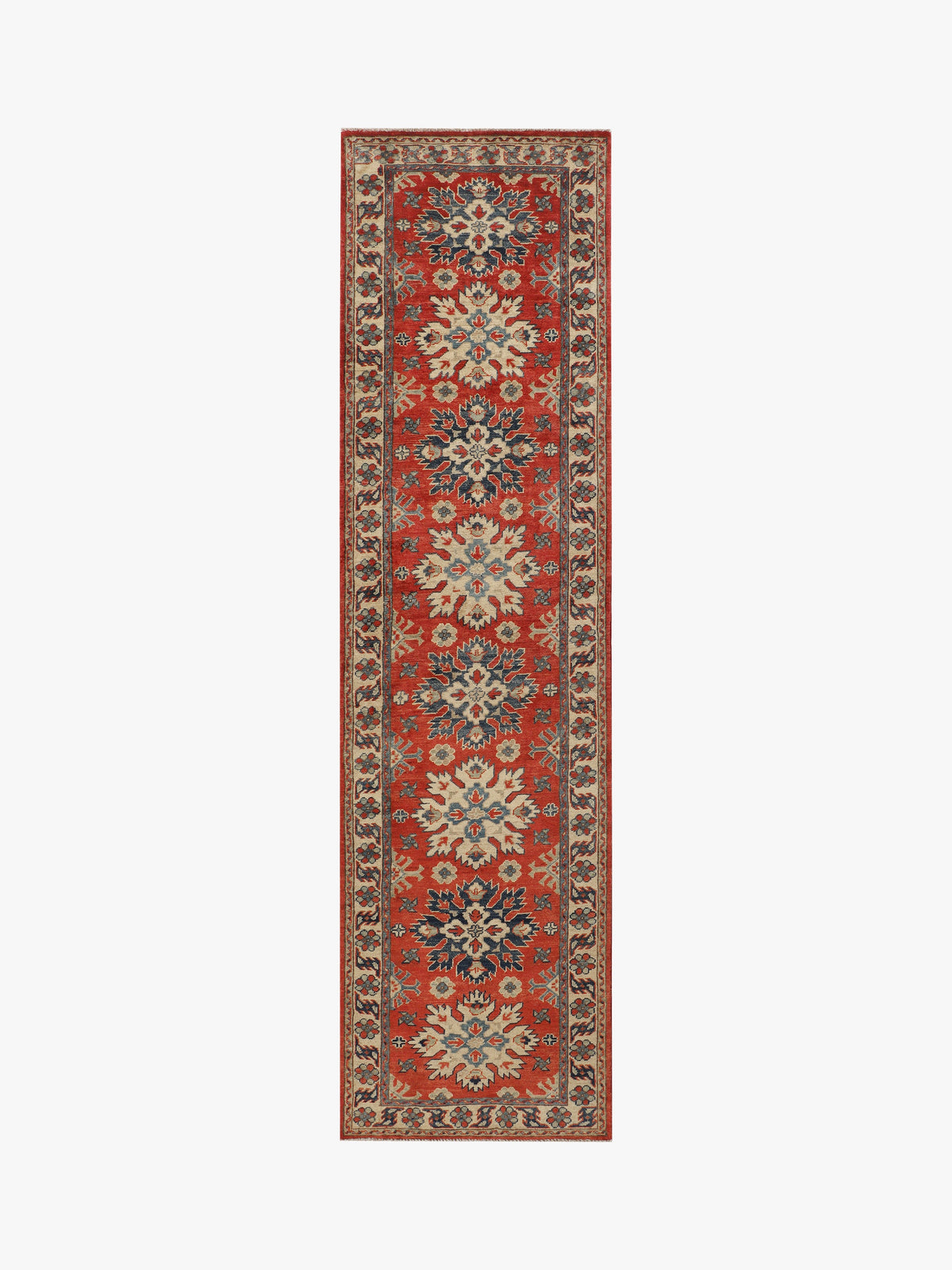 Kazak Red Rug 2.92m x 0.78m