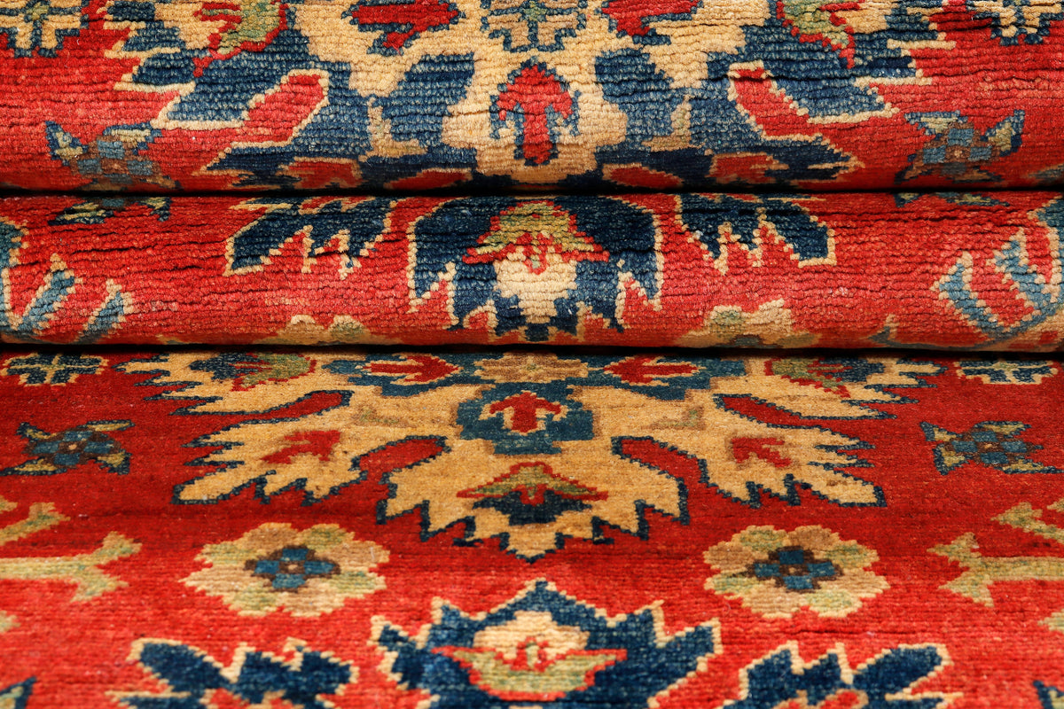 Kazak Red Rug 2.92m x 0.78m