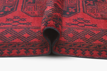 Red Afghan Rug 1.89m x 1.28m