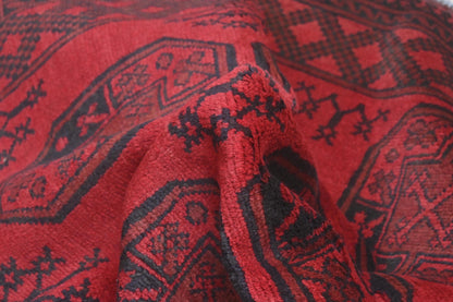 Red Afghan Rug 1.89m x 1.28m
