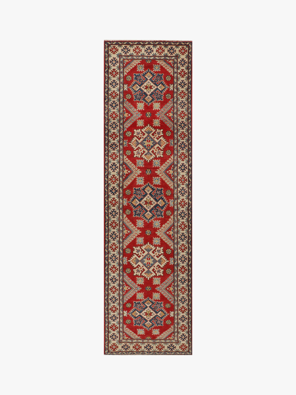 Kazak Red Rug 2.95m x 0.83m