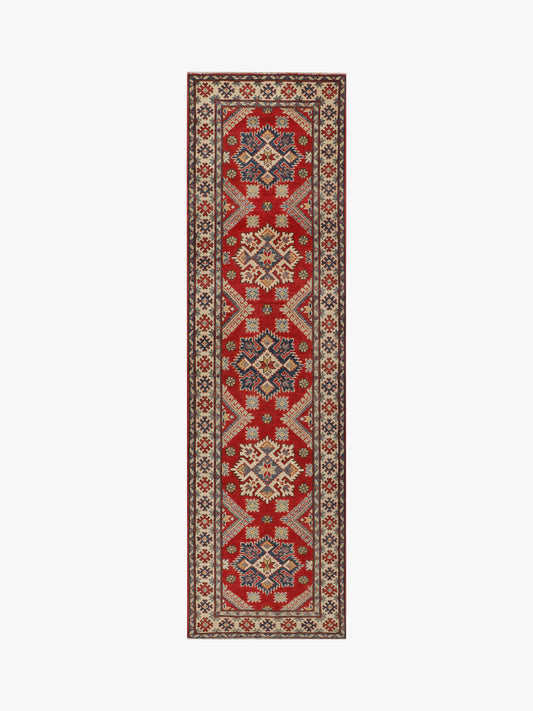 Kazak Red Rug 2.95m x 0.83m