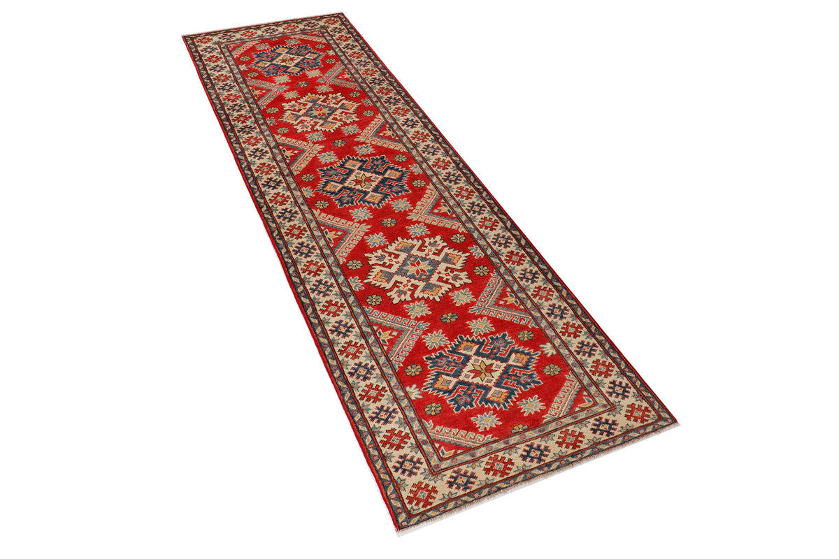 Kazak Red Rug 2.95m x 0.83m