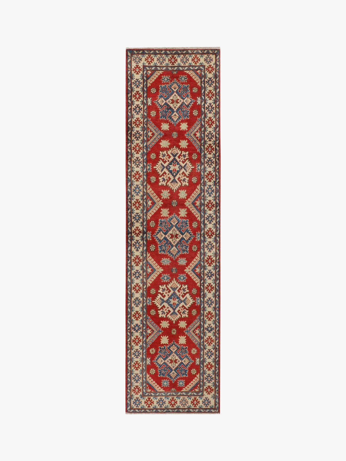 Kazak Red Rug 2.95m x 0.76m
