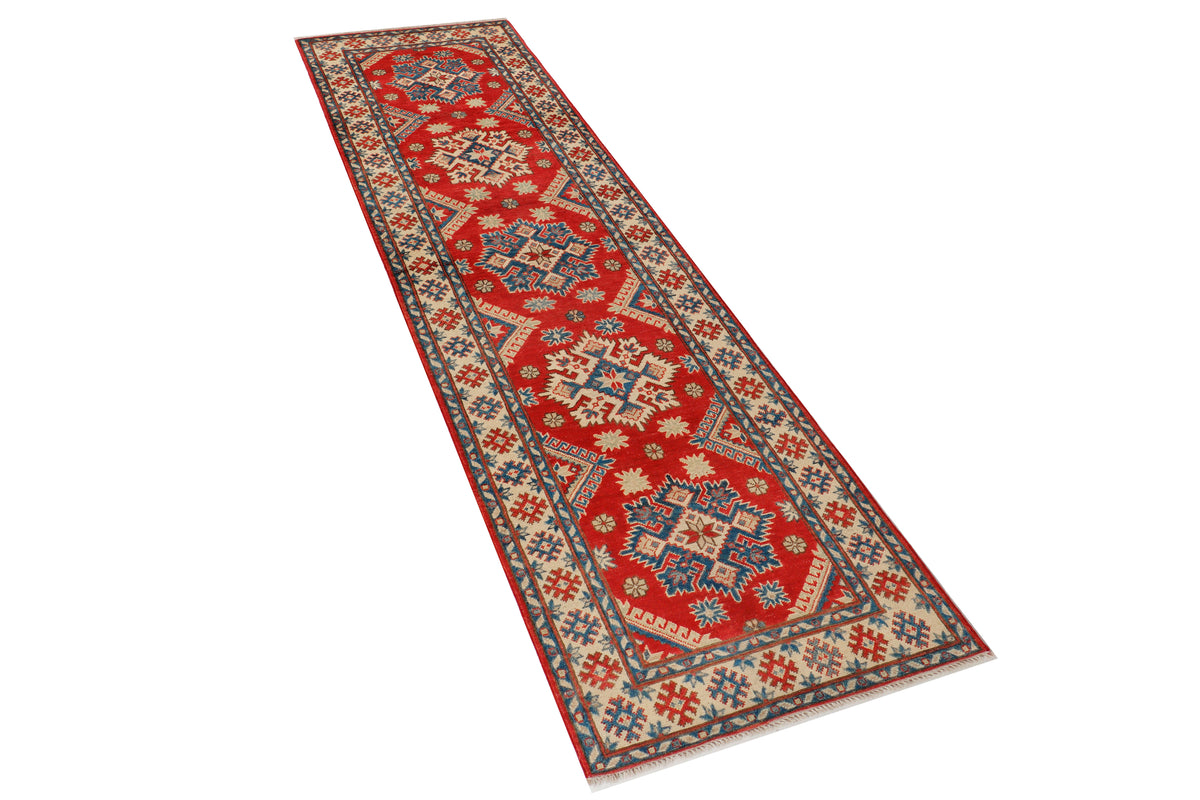 Kazak Red Rug 2.95m x 0.76m
