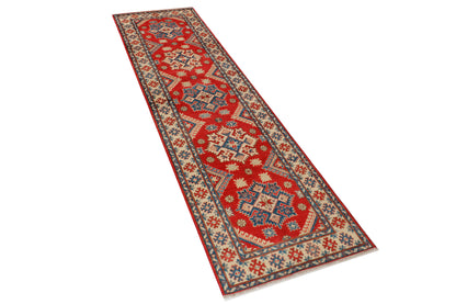 Kazak Red Rug 2.95m x 0.76m