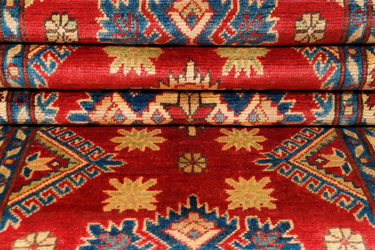 Kazak Red Rug 2.95m x 0.76m