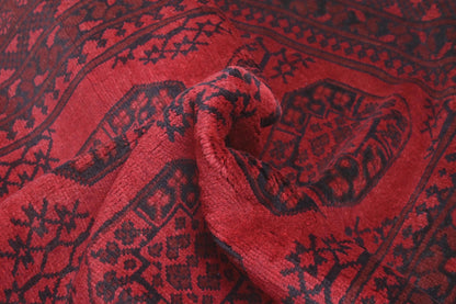 Red Afghan Rug 1.90m x 1.26m