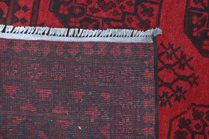 Red Afghan Rug 1.90m x 1.26m