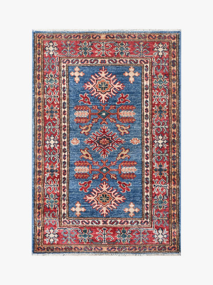 Supreme Kazak Blue Rug 0.92m x 0.63m