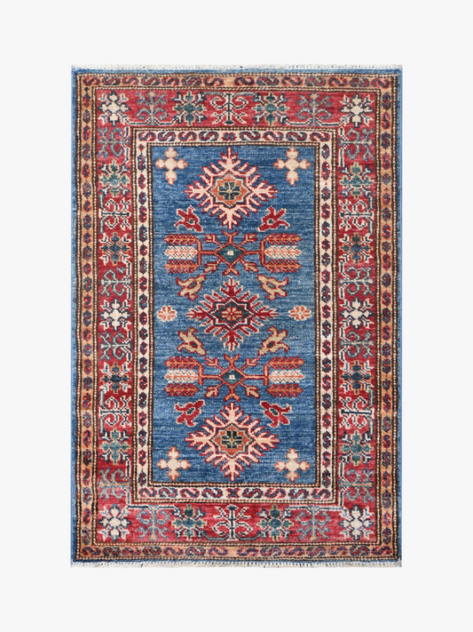 Supreme Kazak Blue Rug 0.92m x 0.63m