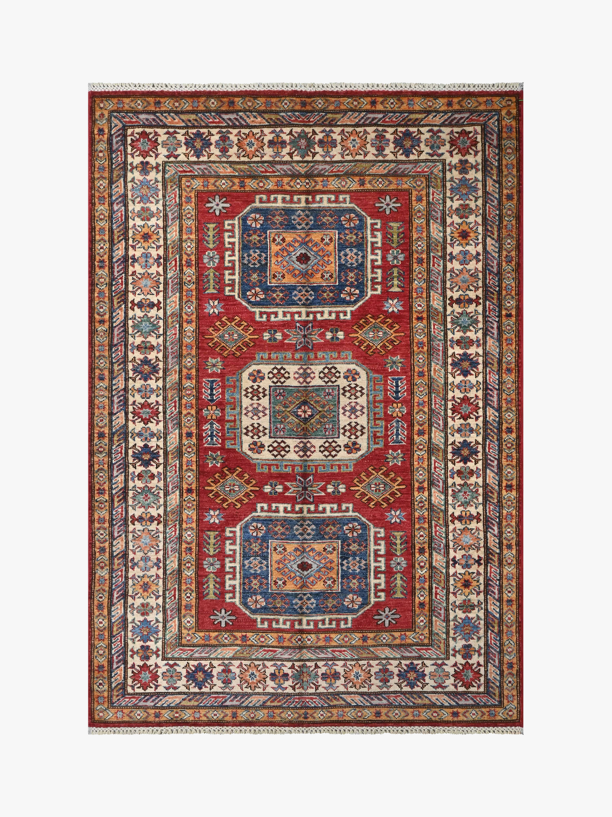 Supreme Kazak Red Rug 1.88m x 1.27m