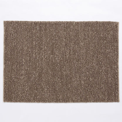 Delilah Wool Pebble Mottled Taupe Rug - Esselle Home