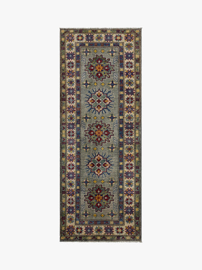 Kazak Grey Rug 1.79m x 0.61m