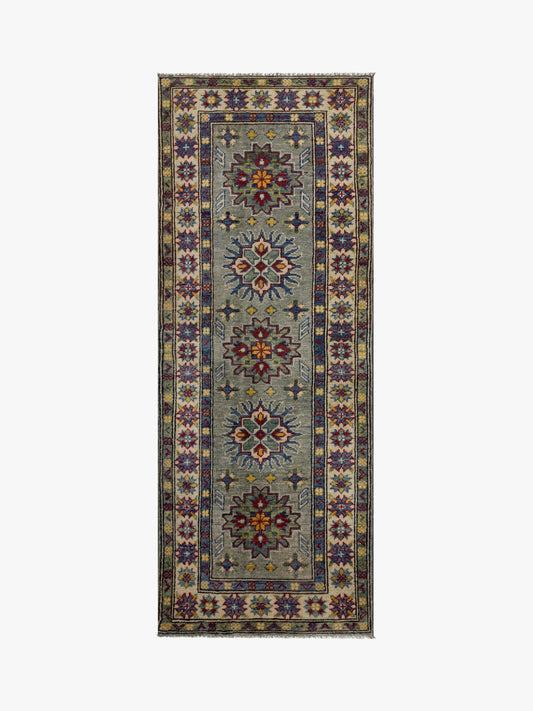Kazak Grey Rug 1.79m x 0.61m